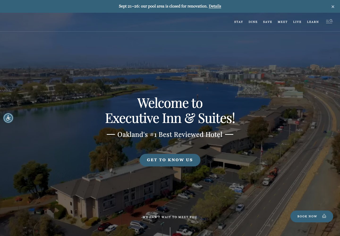 Executive Inn & Suites website preview
